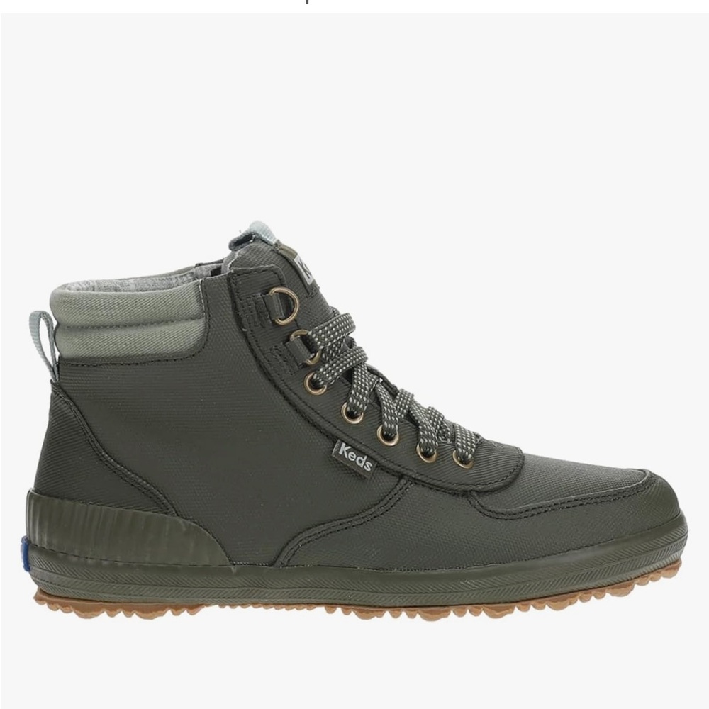 Keds Women's Scout III Boots  Water- Resistant Olive Green